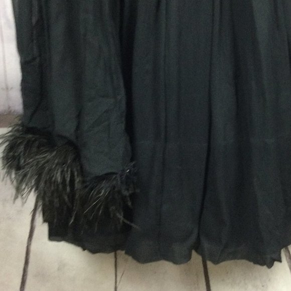 Vintage 50s Elinor Gay Black Cocktail Dress S - Picture 10 of 13